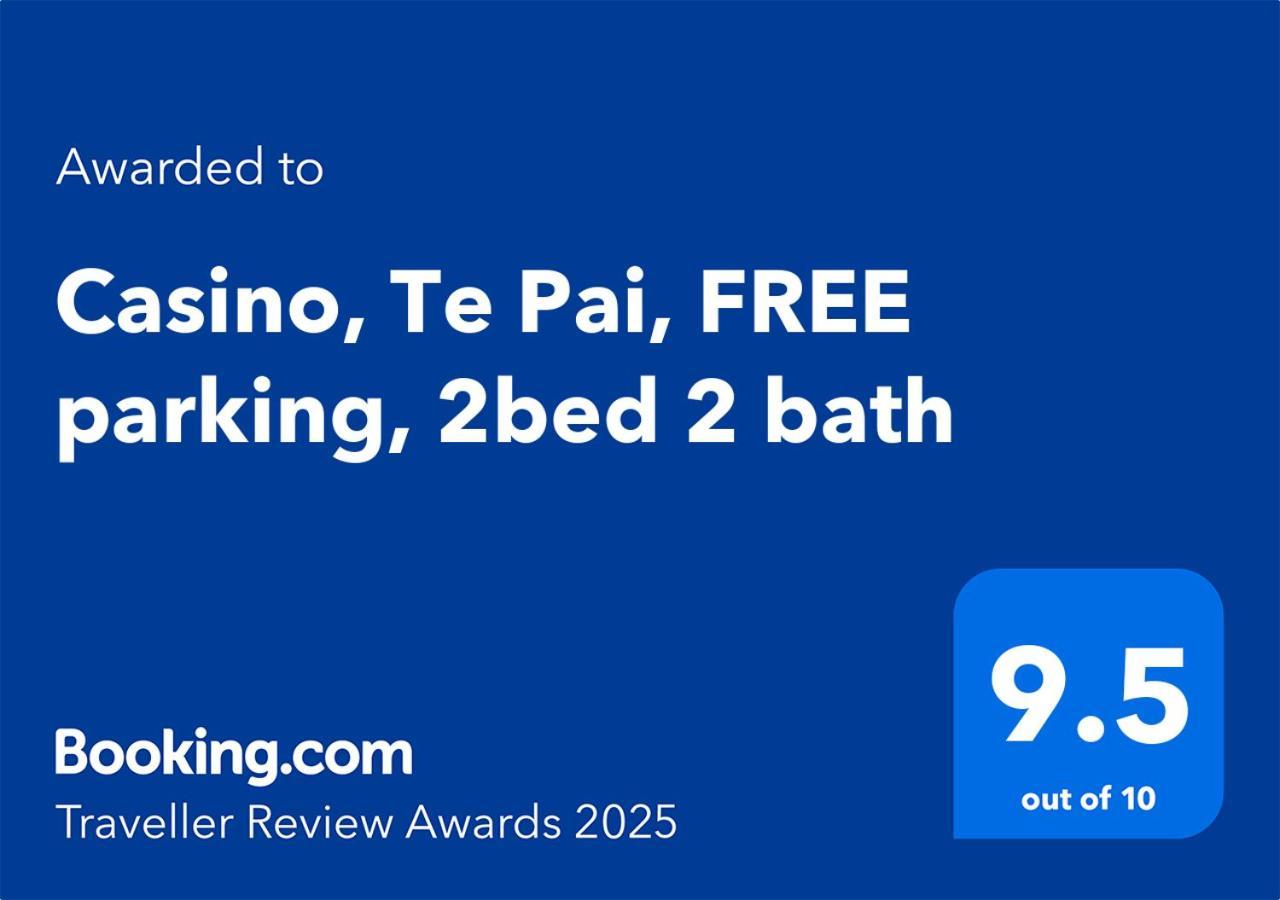 Casino, Te Pai, Free Parking, 2Bed 2 Bath Apartamento Christchurch Exterior foto